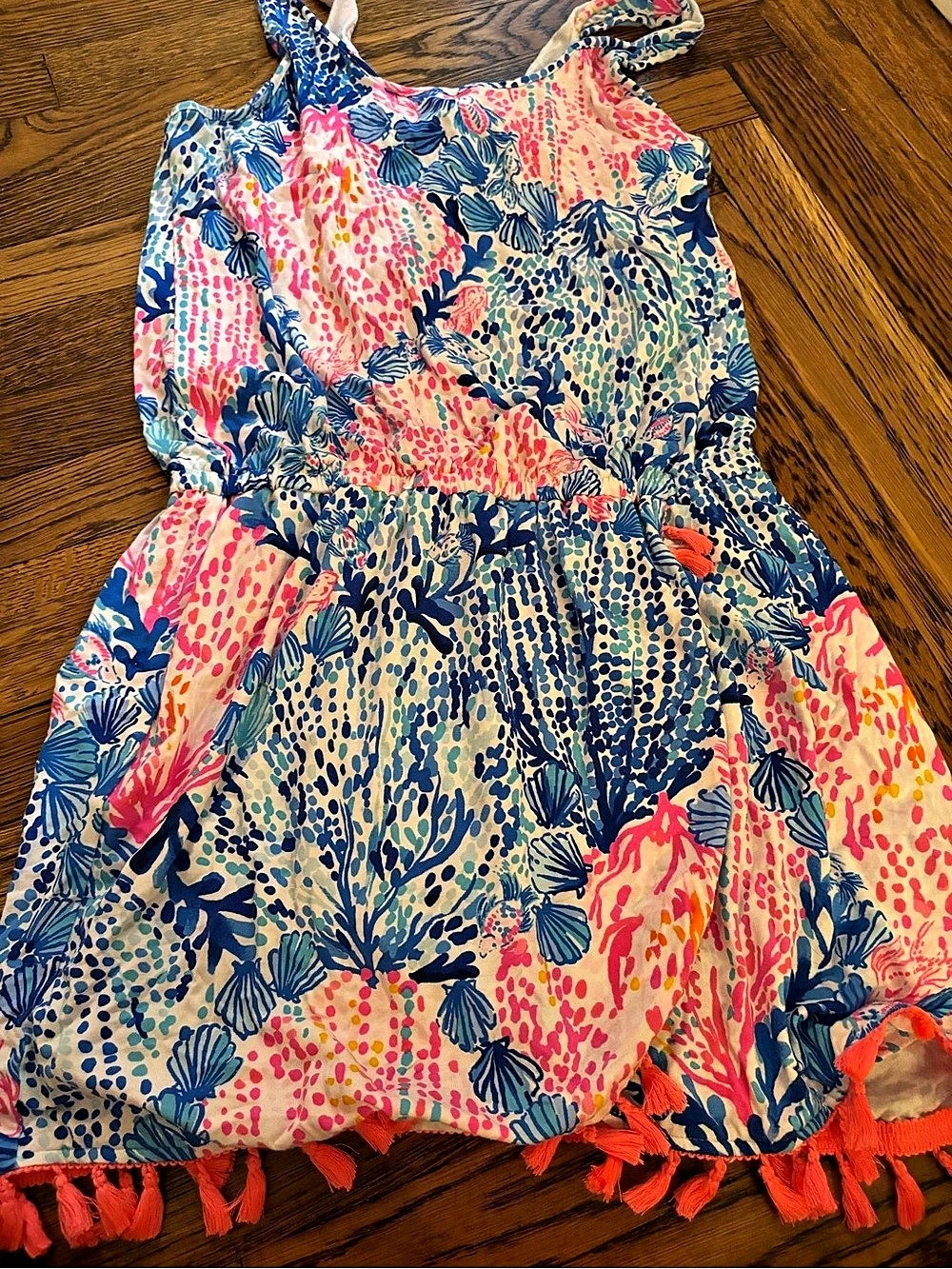 Lilly Pulitzer Jarrett Romper Mini Dress Size Small